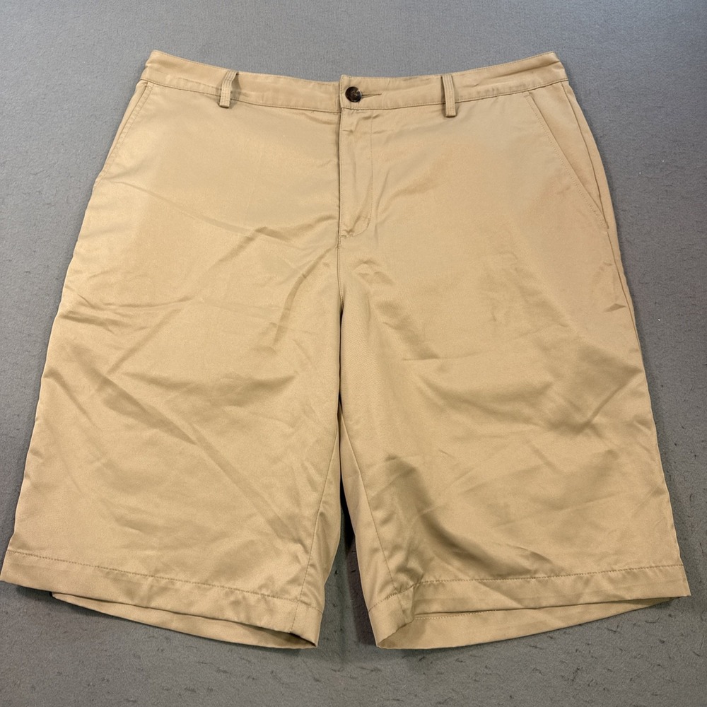 Adidas Shorts Mens 34 TAN  Climacool Golf Casual Lightweight Outdoor